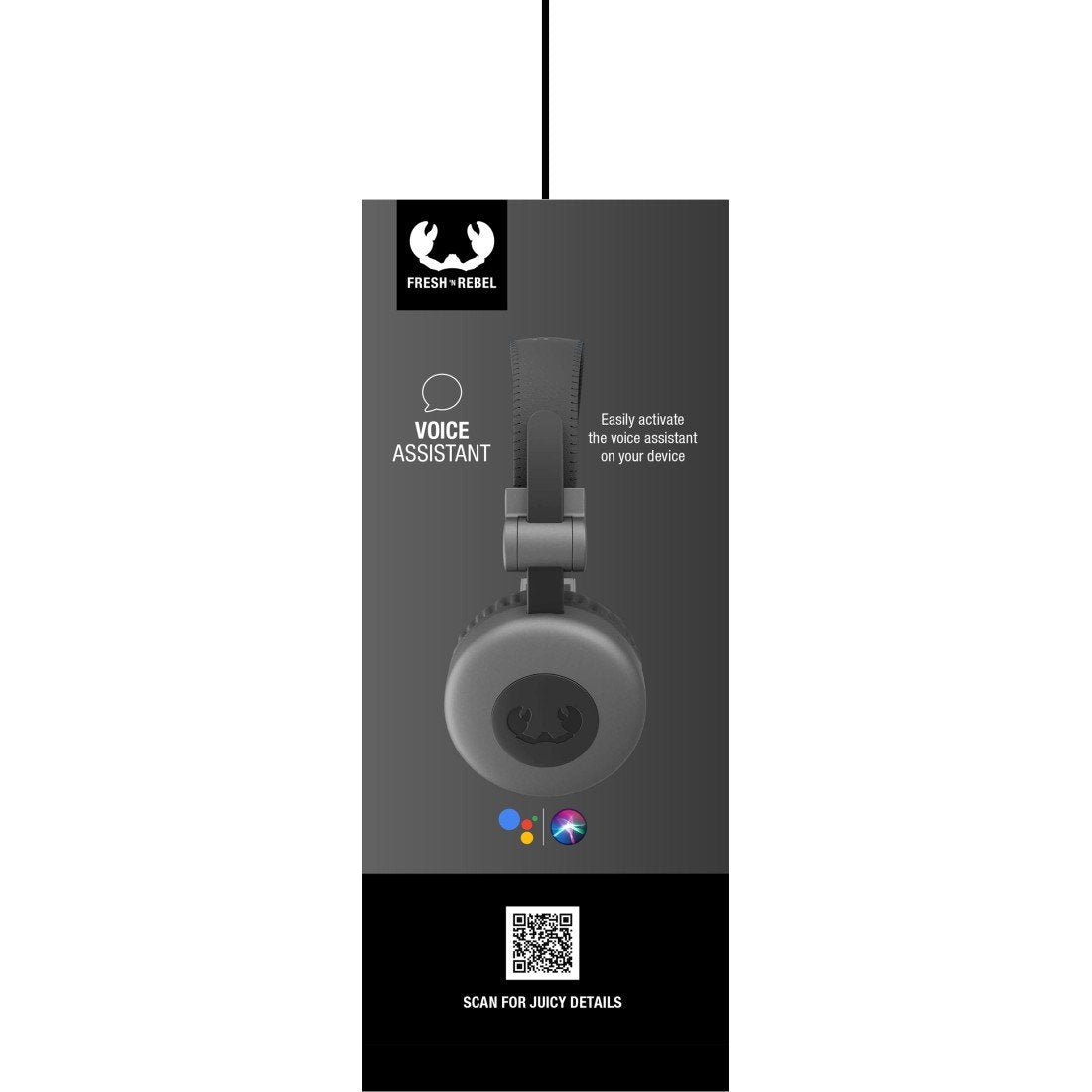EAN 8720249805953 - Fresh 'n Rebel Code Core Auriculares Inalámbrico Diadema Llamadas/Música USB Tipo C Bluetooth Gris imagen 7