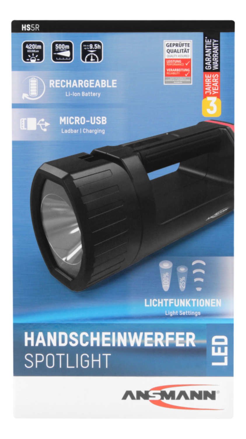 EAN 4013674139828 - Ansmann HS5R Negro Linterna de mano LED imagen 10