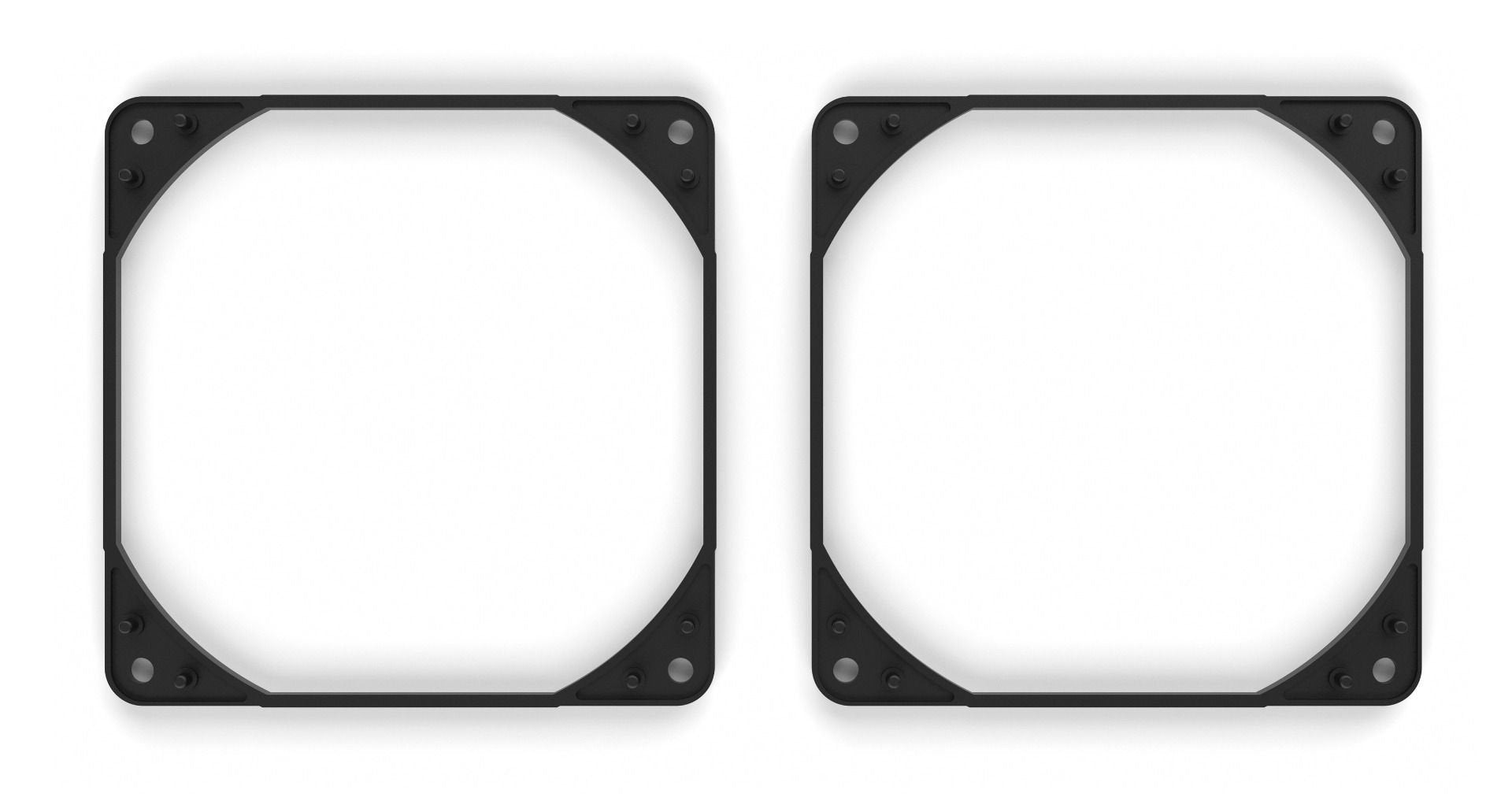 Noctua Na-Is1-12 Sx2 Chromax.Negro, Soporte (Negro, 2 Piezas) Na-Is1-12 Chromax.Bl