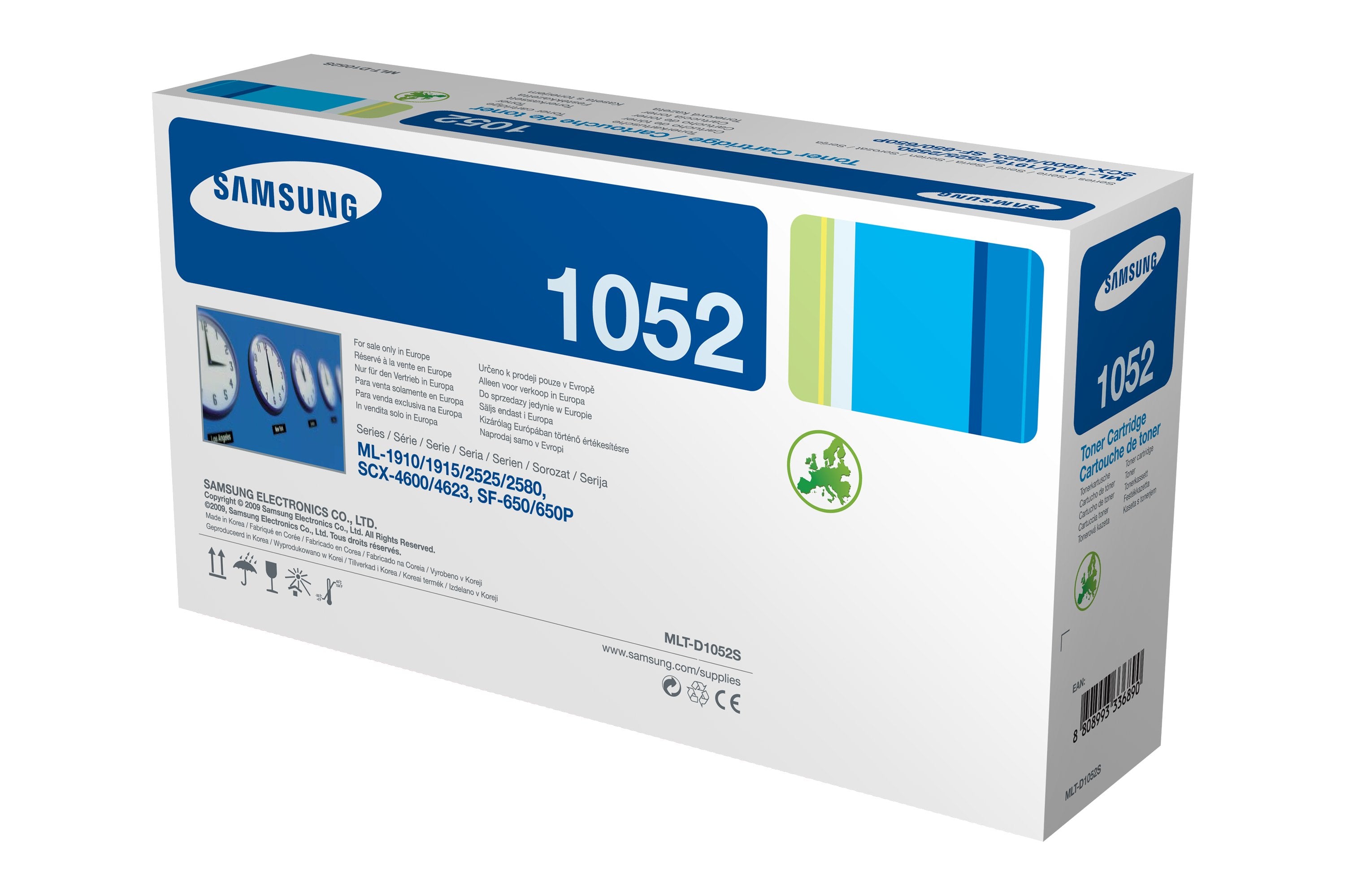 EAN 8808993336890 - Samsung MLT-D1052S cartucho de tóner 1 pieza(s) Original Negro imagen 3