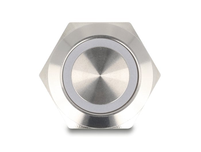 Drucktaster Zum Einbau 19 Mm 4 X Schraubklemme Led Grün