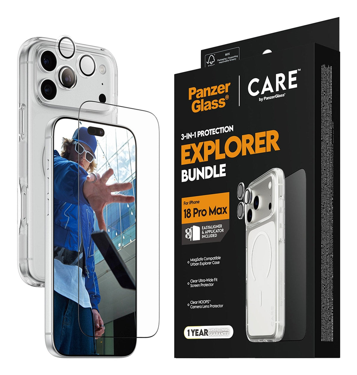 Panzerglass Care Flagship 3-In-1 Hndle Iphone 18 Pro Max