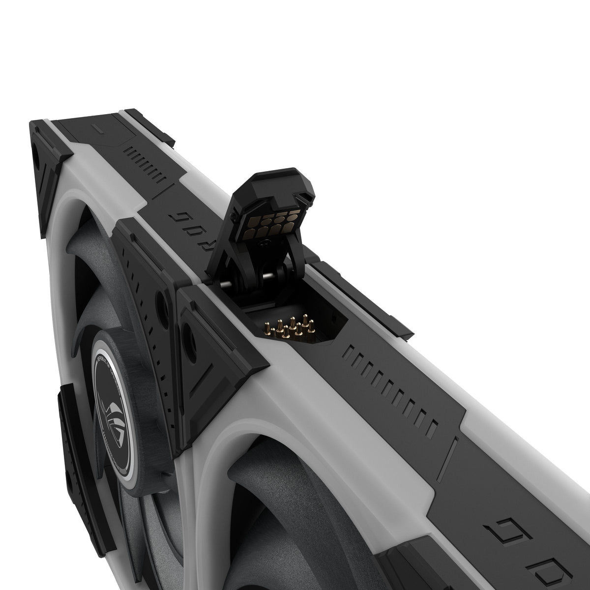 Ventilador Pc Asus Rog Eurux Gr120 Fan Argb Reverse Negro 3in1