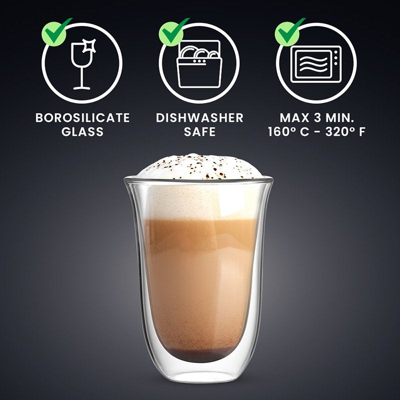 Bialetti 2-Tlg. Gläserset Firenze, Doppelwandig, 300 Ml