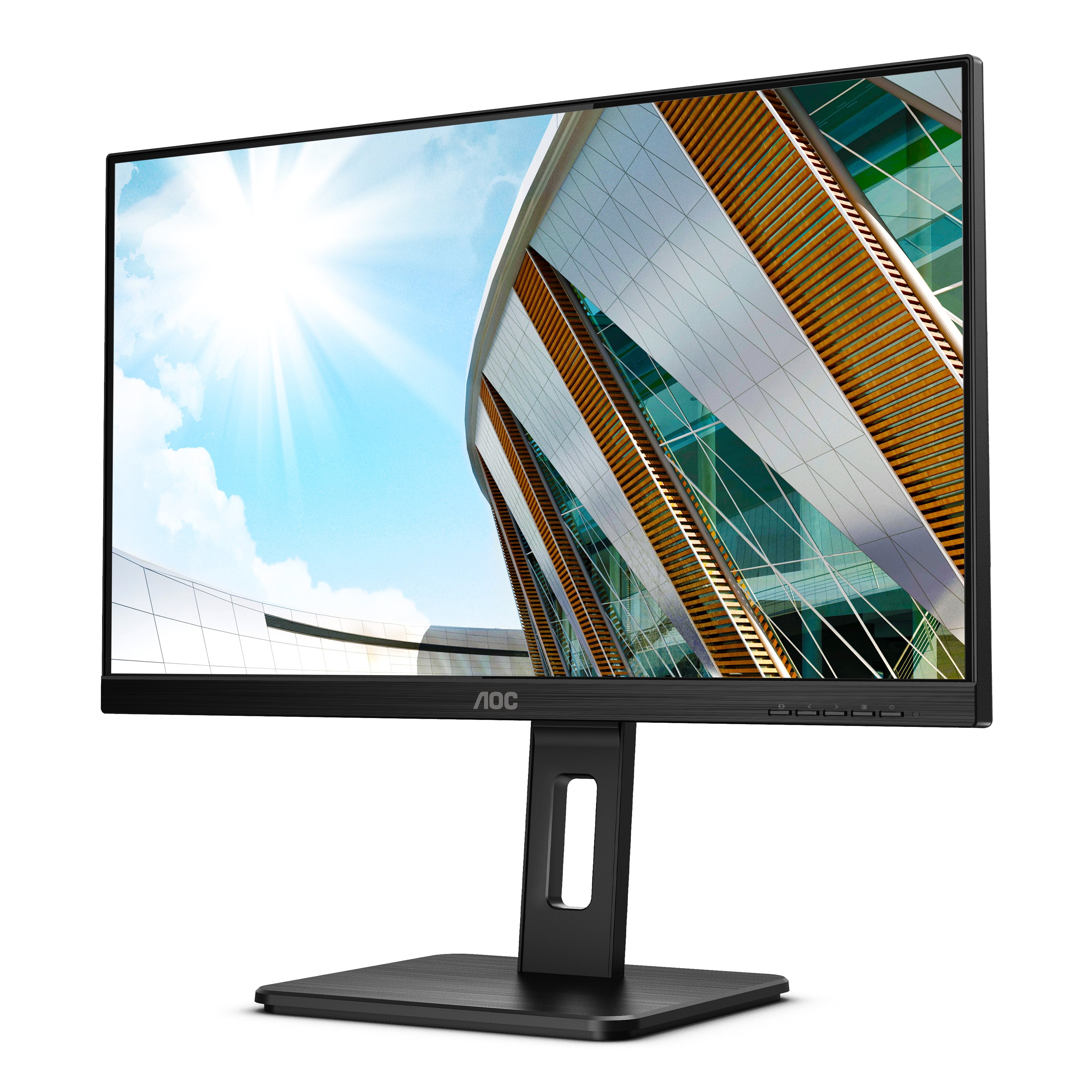 Monitor Profesional Aoc Q24p2q 23.8" Qhd Multimedia Negro