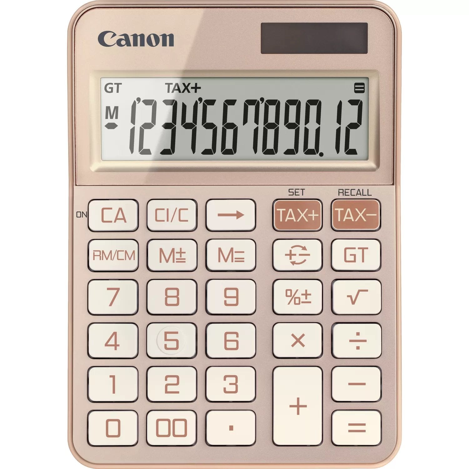 EAN 4549292238358 - Canon KS-125KB calculadora Escritorio Calculadora básica Oro rosa imagen 1