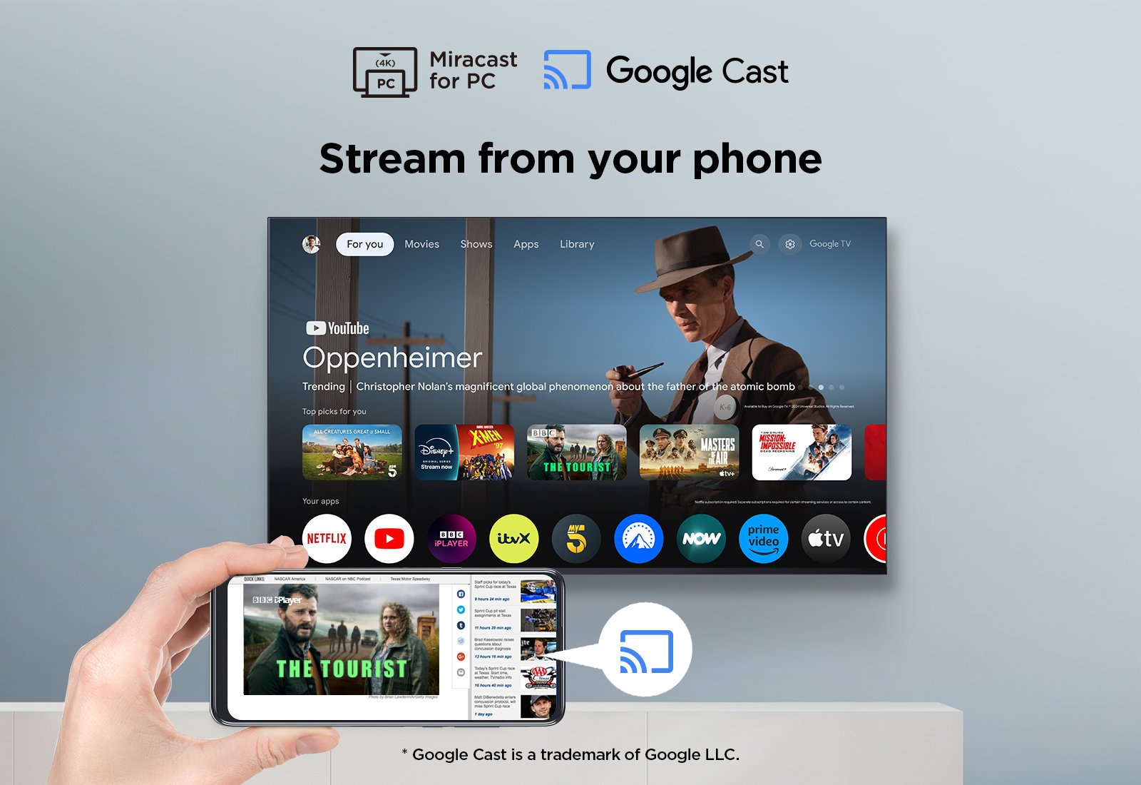 EAN 5901292525958 - TCL P7K 43P7K Televisor 109,2 cm (43") 4K Ultra HD Smart TV Wifi Metálico 430 cd / m² imagen 11