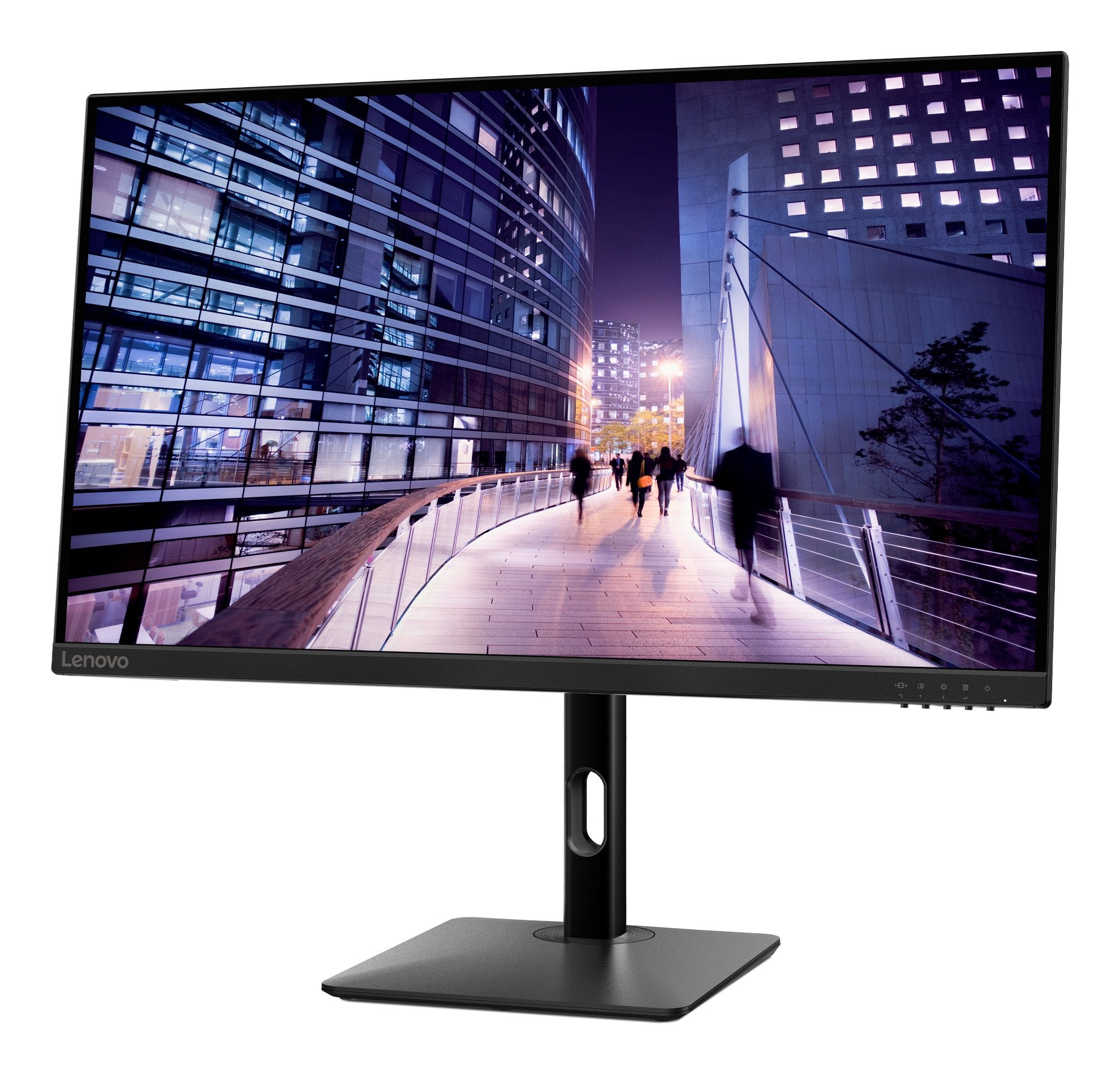 EAN 0198153593101 - Lenovo N27p pantalla para PC 68,6 cm (27") 3840 x 2160 Pixeles 4K Ultra HD LED Negro imagen 2