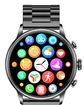 EAN 5902983627708 - myPhone Watch Elegant 2 3,63 cm (1.43") AMOLED 43.7 mm Digital 466 x 466 Pixeles Pantalla táctil Negro imagen 2