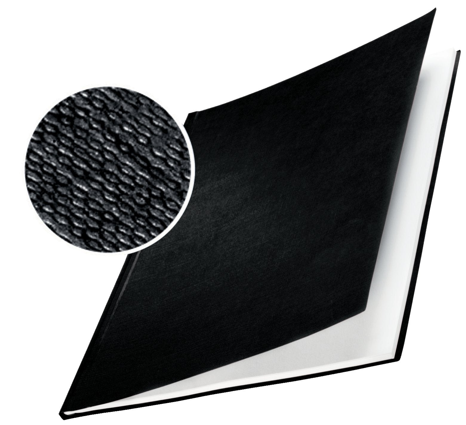 Leitz Tapas Rigidas Impressbind - 10,5mm - Estructura De Lino Negro Carton De 1,75mm A4