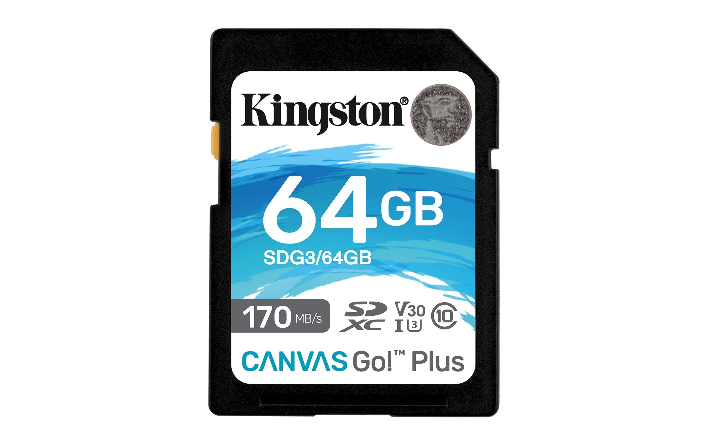 Secure Digital Kingston 64gb Sdxc Canvas Go Plus 170r Ext C10 Uhs-I U3 V30