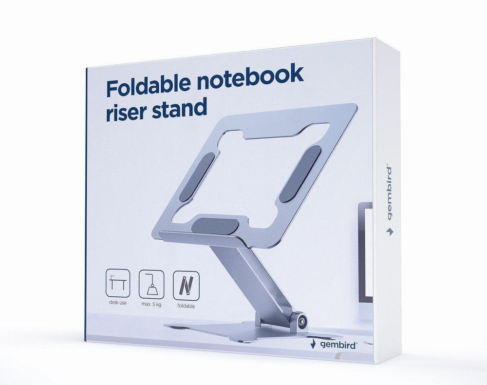 EAN 8716309127752 - Gembird NBS-D1-03 soporte para ordenador portátil Plata 39,6 cm (15.6") imagen 14