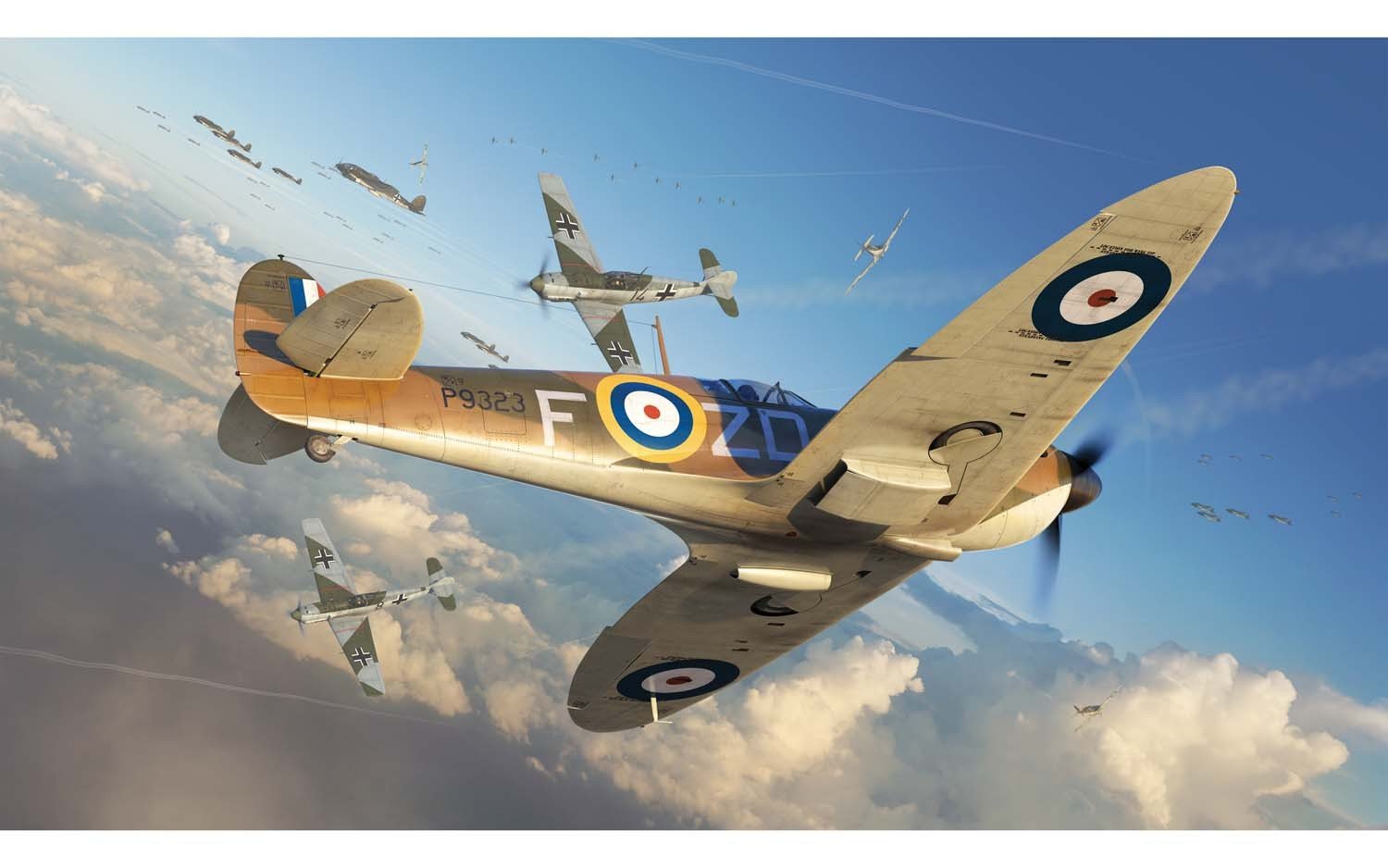 EAN 5055286671968 - Airfix Supermarine Spitfire Mk.1 a Maqueta de avión de ala fija Kit de montaje 1:48 imagen 2