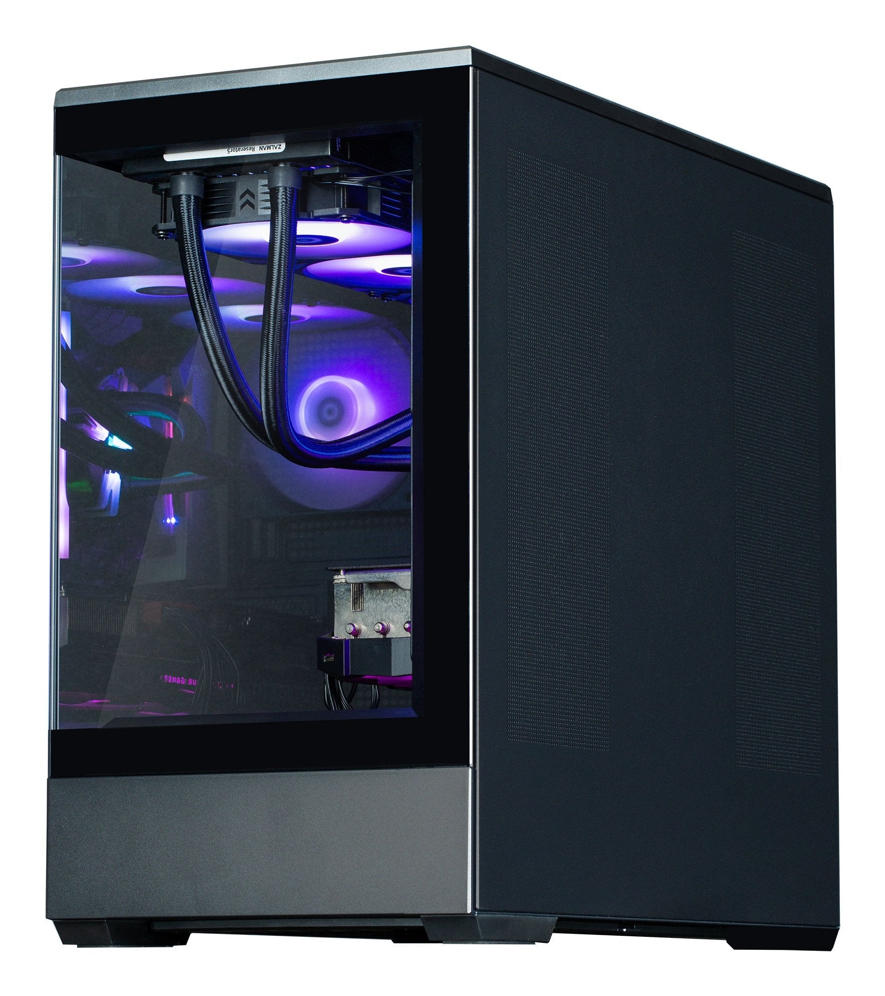 Caja Pc Zalman P30 Matx 3 X Vent 120mm Argb 2xusb 3.0 Negro S/N Fuente