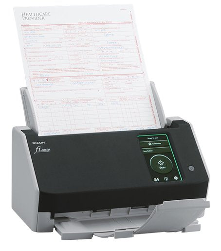Ricoh Fi-8040 Alimentador Automático De Documentos (Adf) + Escáner De Alimentación Manual 600 X 600 Dpi A4 Negro, Gris