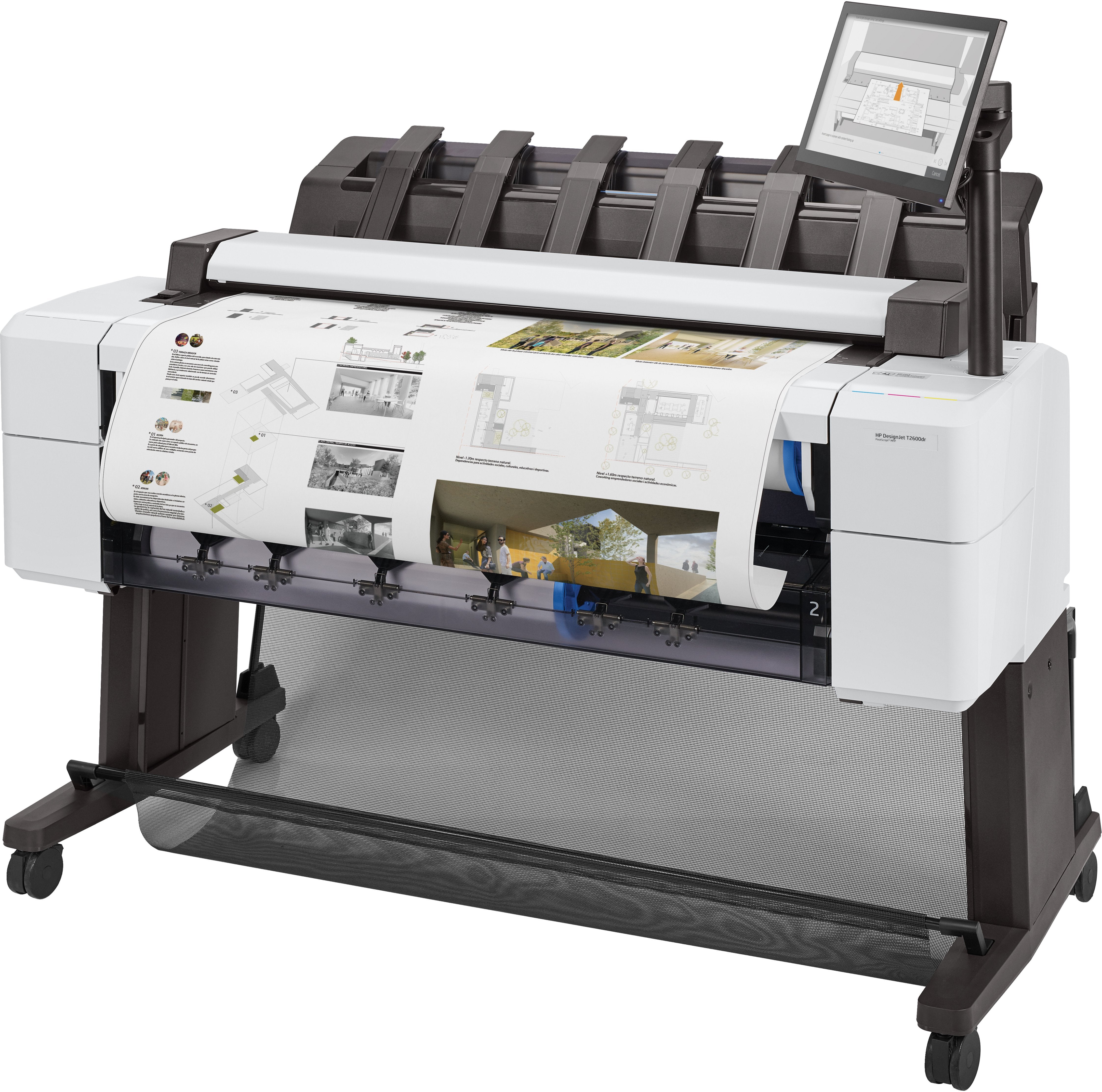 EAN 193905891405 - HP Designjet T2600 36-in PostScript Multifunction Printer impresora de gran formato Inyección de tinta tér imagen 59