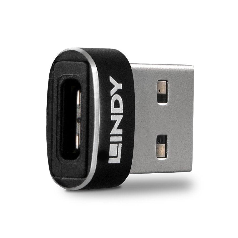 EAN 4002888418843 - Lindy 41884 cambiador de género para cable USB Type-A USB Type-C Negro imagen 2