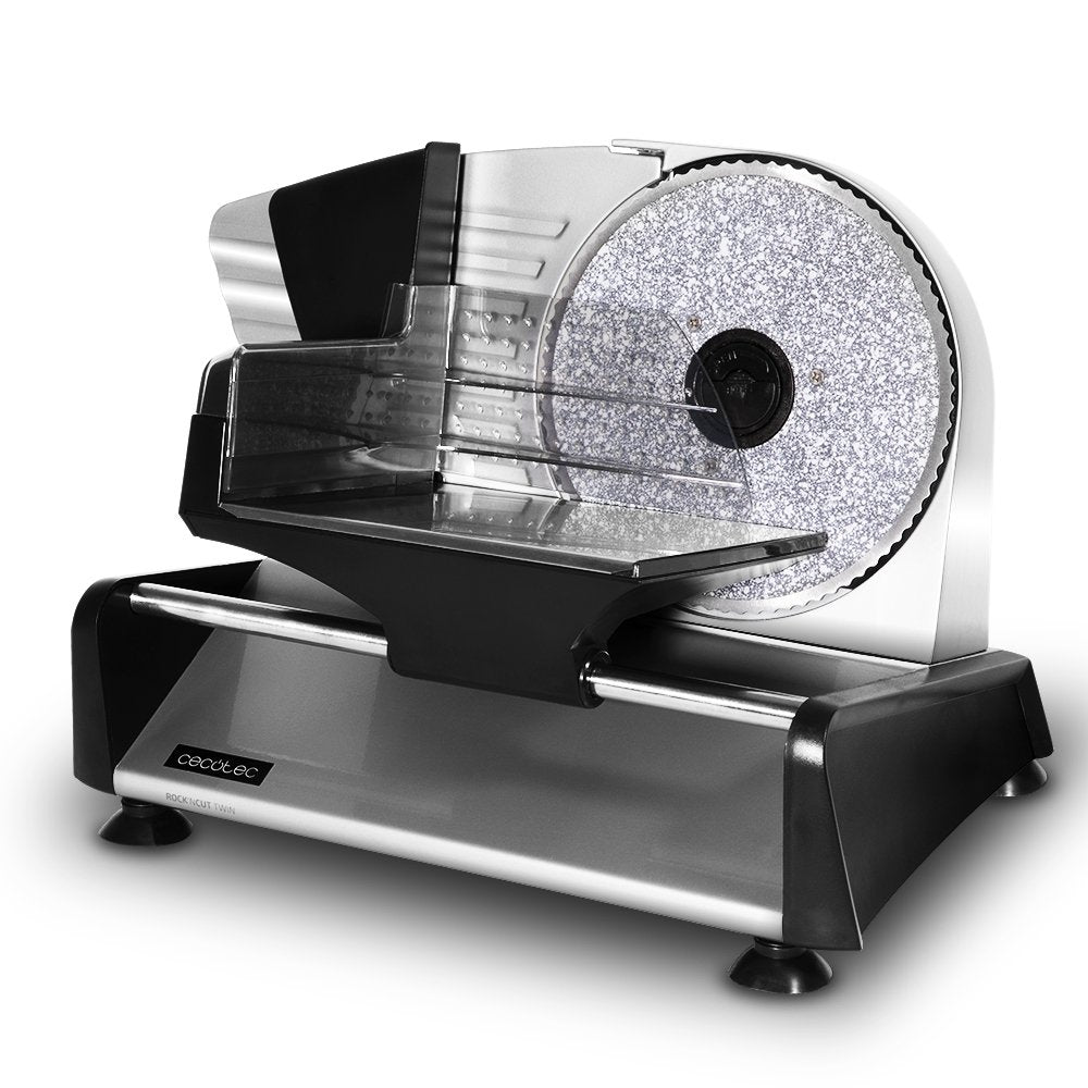 EAN 8435484023078 - Cecotec Rock’nCut Twin rebanadora Manual 180 W Negro, Acero inoxidable imagen 11