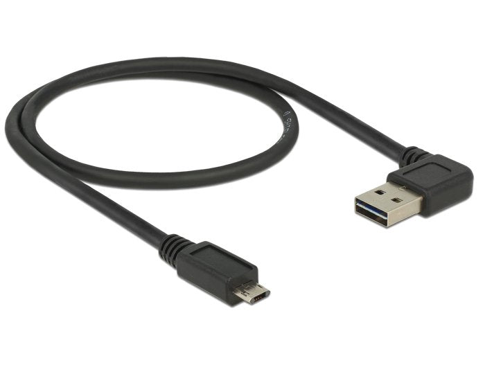 EAN 4043619851645 - DeLOCK 0.5m, USB2.0-A/USB2.0 Micro-B cable USB 0,5 m USB A Micro-USB B Negro imagen 2