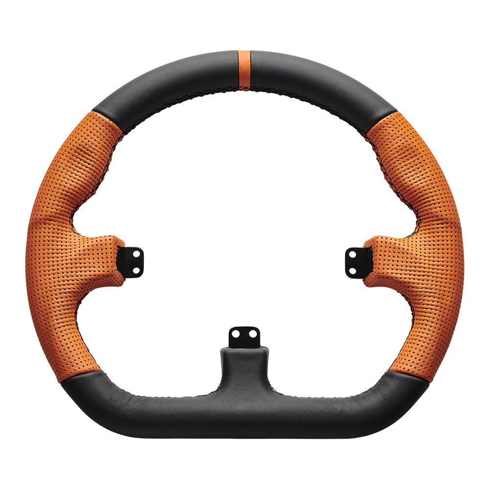 Asetek Simsports Gt Rim - Closed D, Leder - Orange