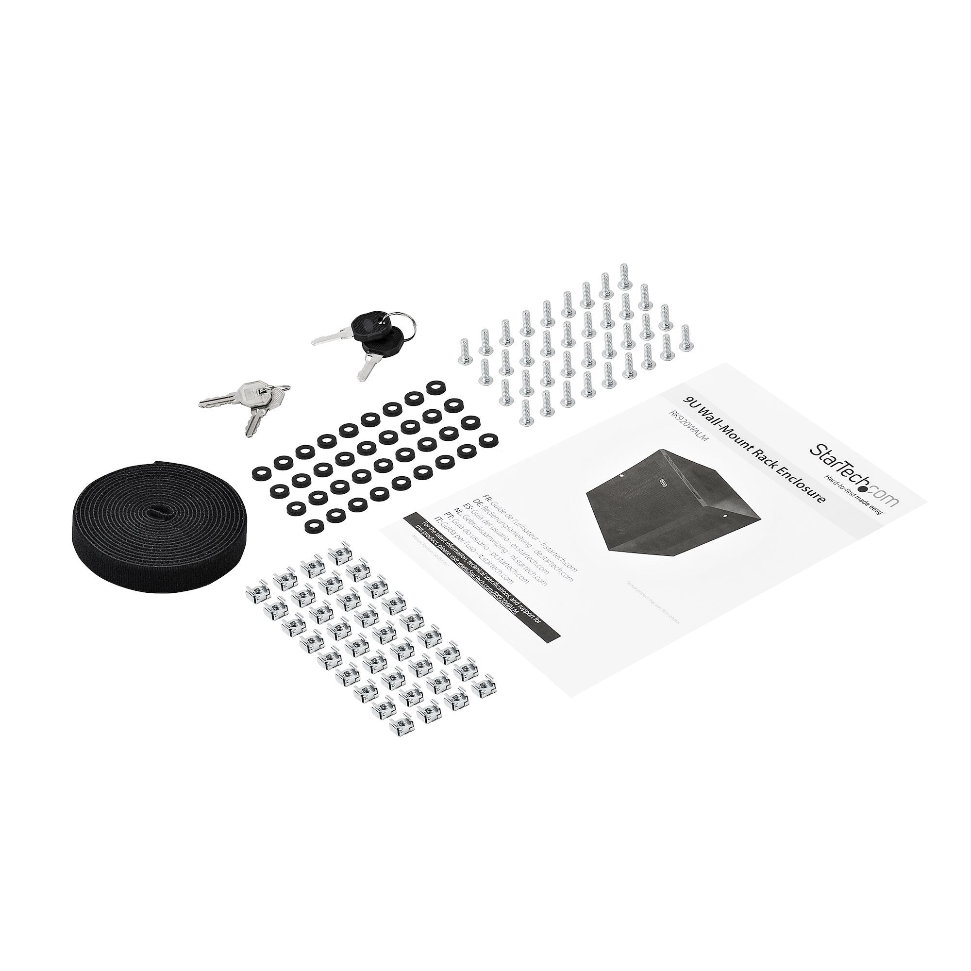 EAN 0065030870115 - StarTech.com RK920WALM armario rack Bastidor de pared Negro imagen 7