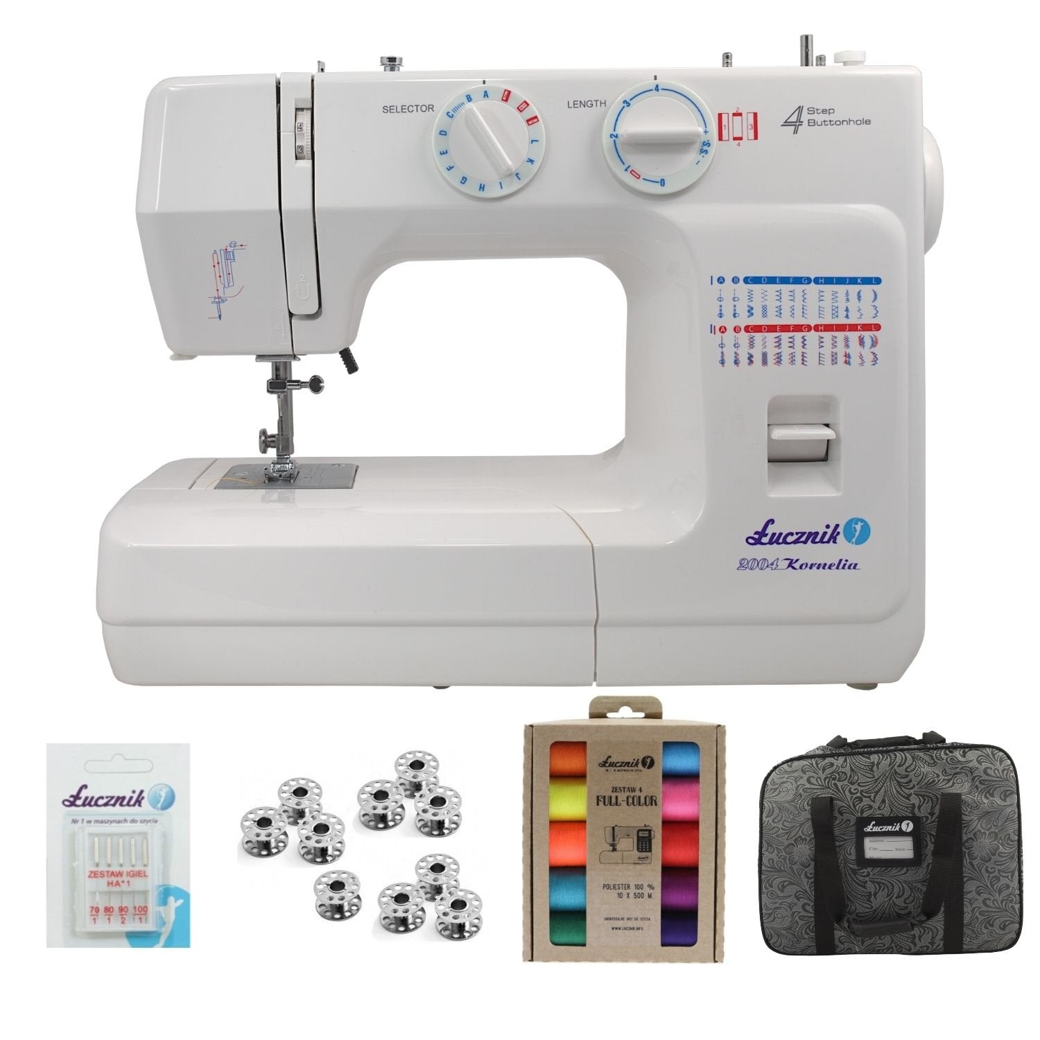 EAN 5907595764018 - Łucznik KORNELIA II 2004 máquina de coser Máquina de coser semiautomática Eléctrico imagen 2