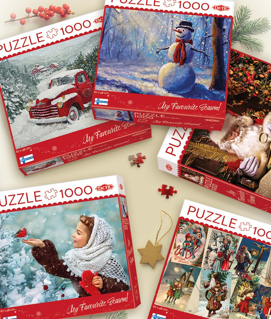 Puzzle 1000 Elementów Dziewczynka W Czerwonych Rekawiczkach