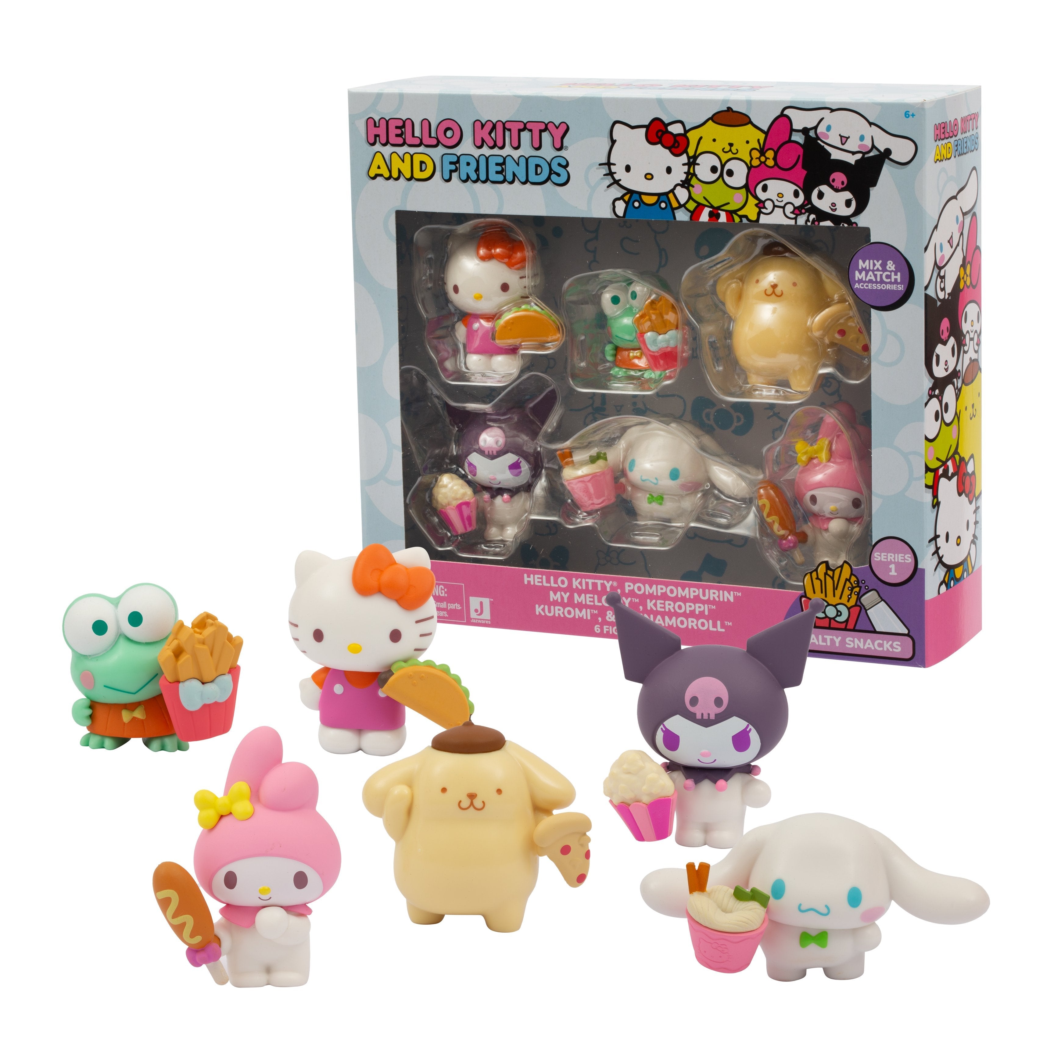 Blister 6 Figuras Hello Kitty 5cm