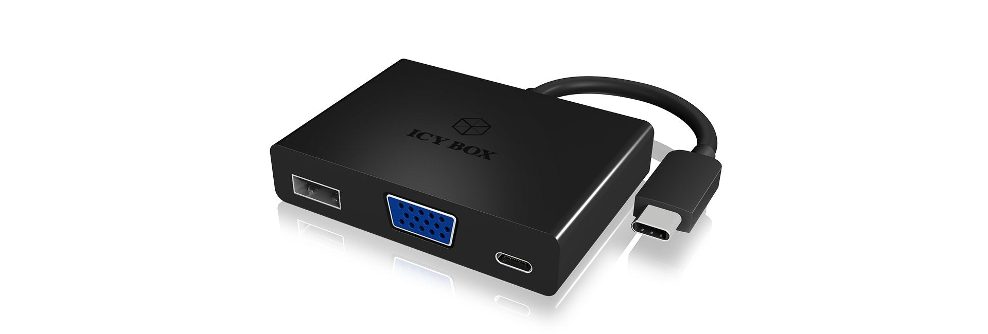 EAN 4250078164098 - ICY BOX IB-DK4032-CPD tarjeta y adaptador de interfaz VGA imagen 1