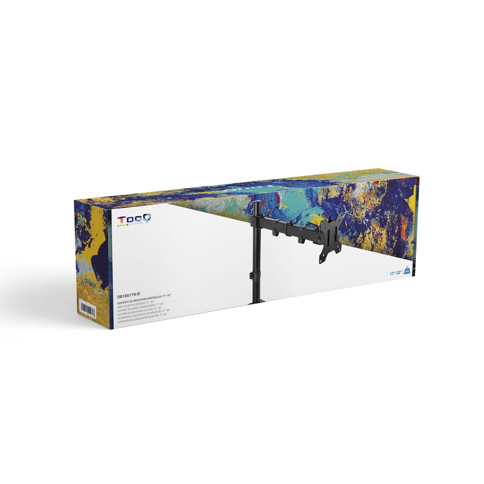 EAN 8433281014367 - TooQ DB1801TN-B soporte para monitor 81,3 cm (32") Escritorio imagen 4