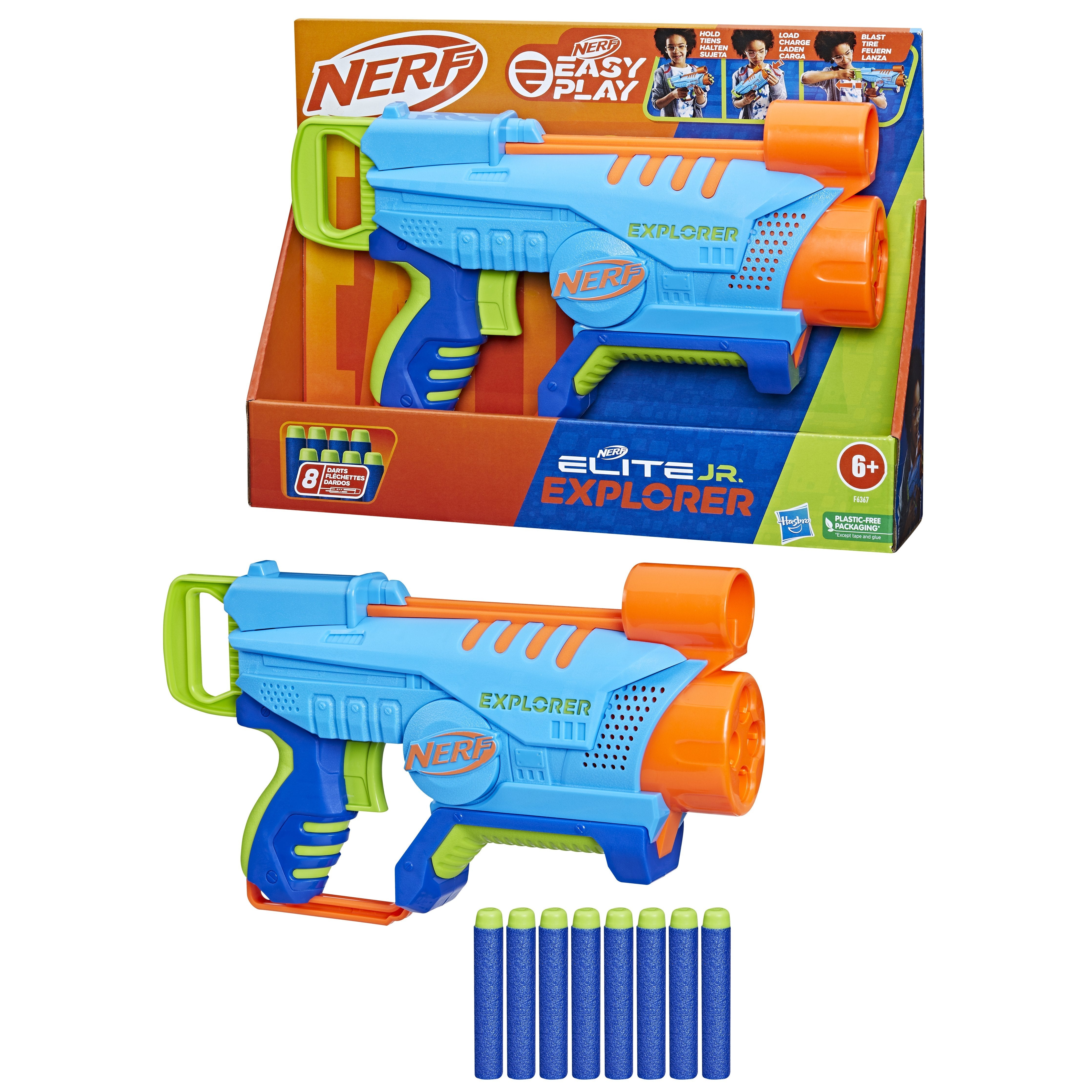 Pistola Hasbro Nerf Elite Junior Explorer, F6367eu4