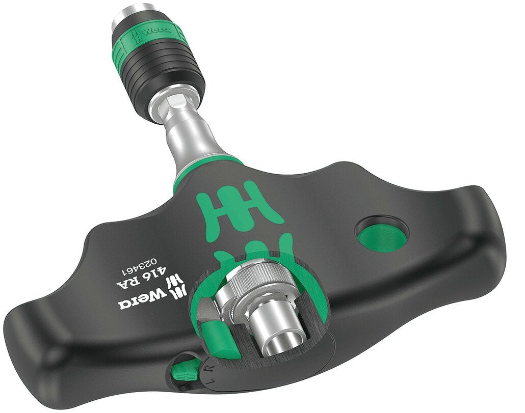 Wera 05023461001 Llave De Carraca Negro, Verde