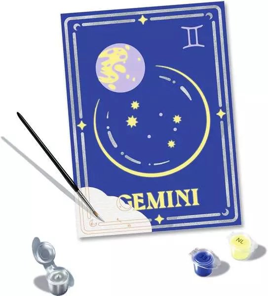 Ravensburger Creart - Signo Zodiacal Géminis, Pintura 23742