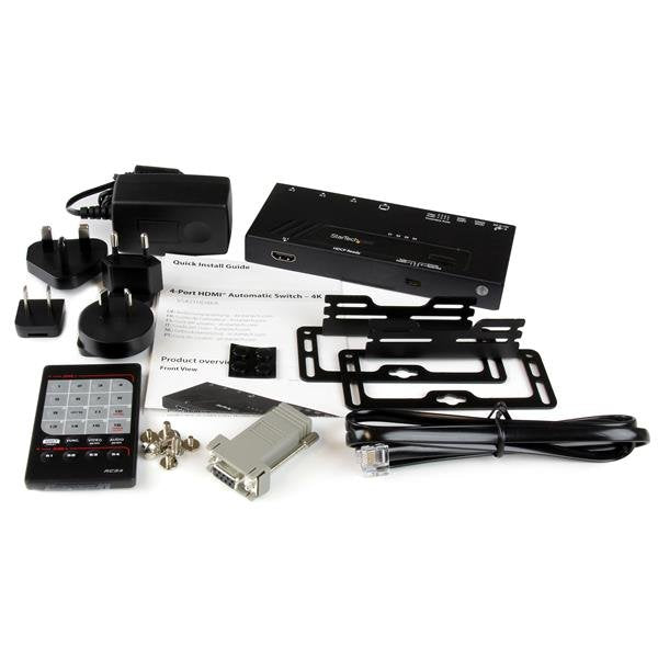 Startech Selector Automatico Hdmi 4 Puertos 4k