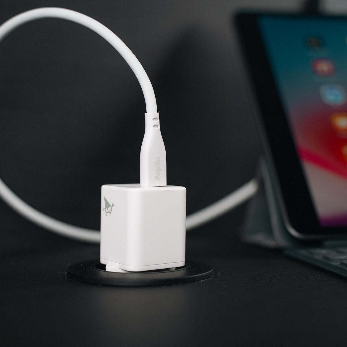EAN 8716778931843 - Aqiila Cablebird CS12 cable USB USB 2.0 2 m Lightning USB C Blanco imagen 8