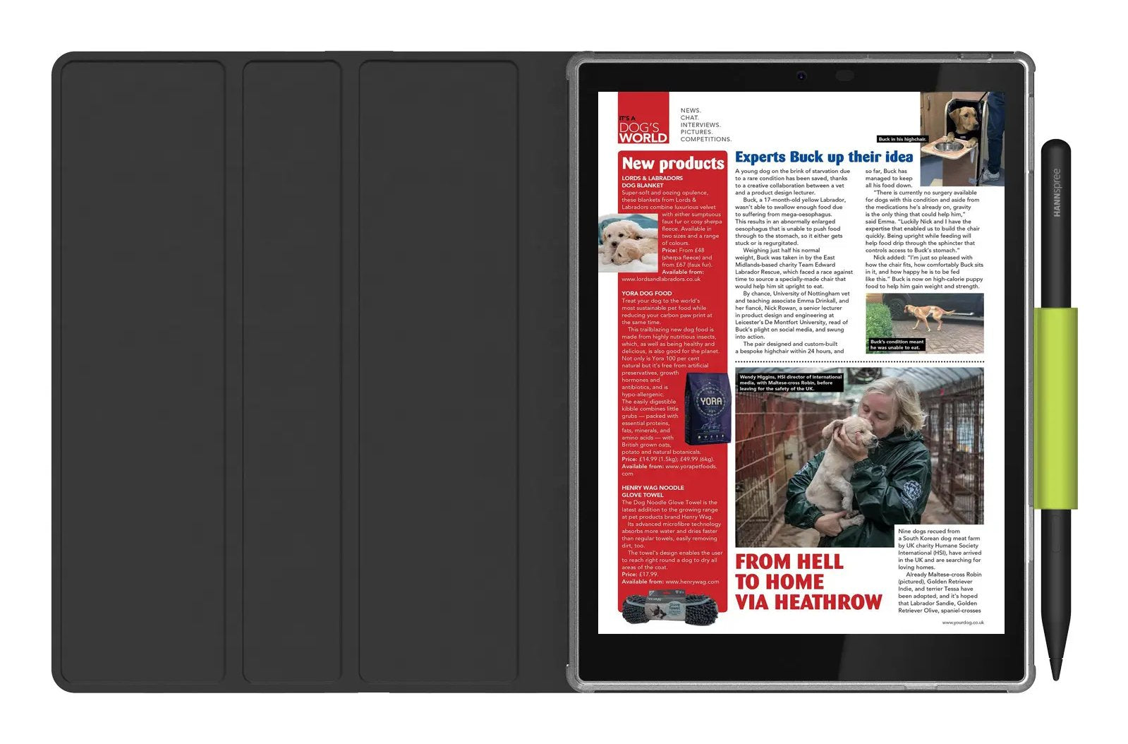 Hannspree Lumo 7.8" Sn08hd1b Reader Tablet Android 14