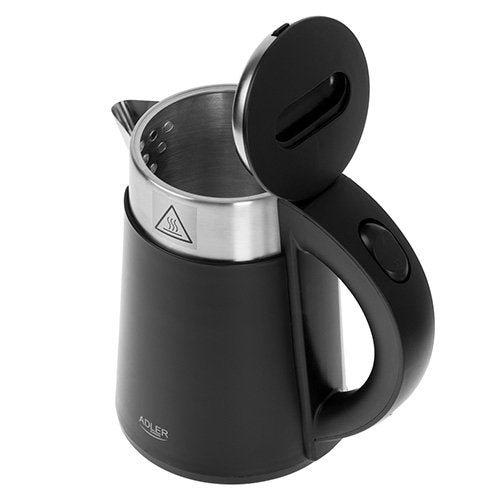 EAN 5903887809689 - Adler AD 1372B tetera eléctrica 0,6 L 800 W Negro, Metálico imagen 4