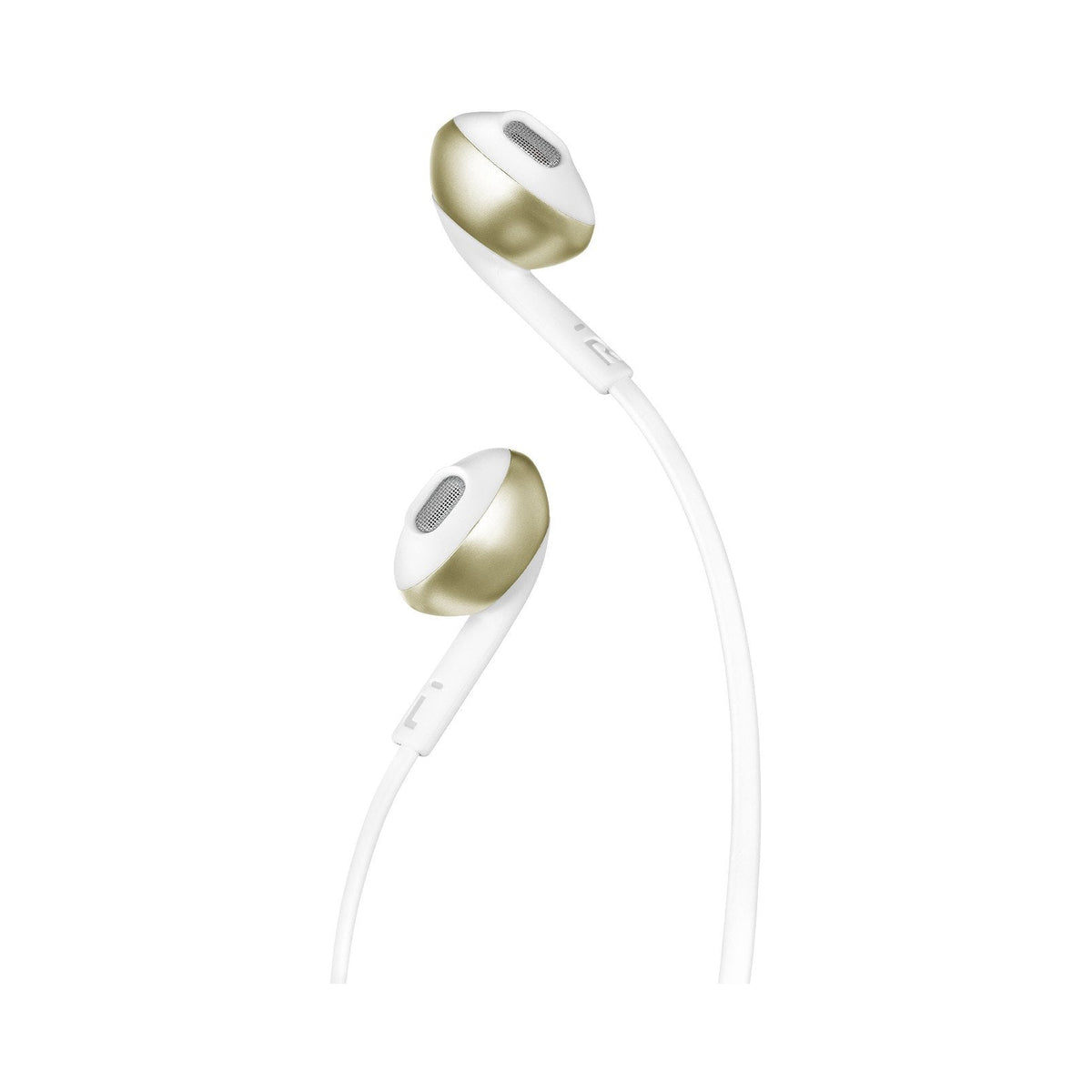 Auriculares Intrauditivos Jbl 205 Con Micrófono Jack 3.5 Oro Champán Y Blancos