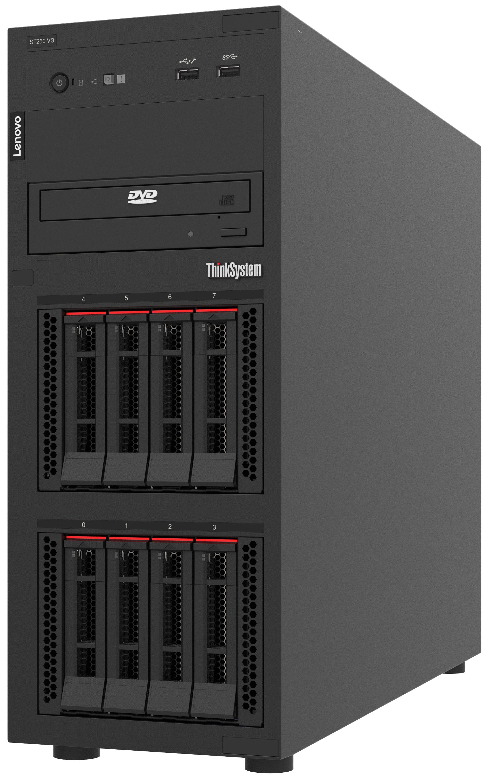 Server Lenovo Isg Thinksystem St250 V3 1xintel Xeon 6353p 8c 2.7ghz 65w 1x16gb 1rx8 Sw Rd 2x800w