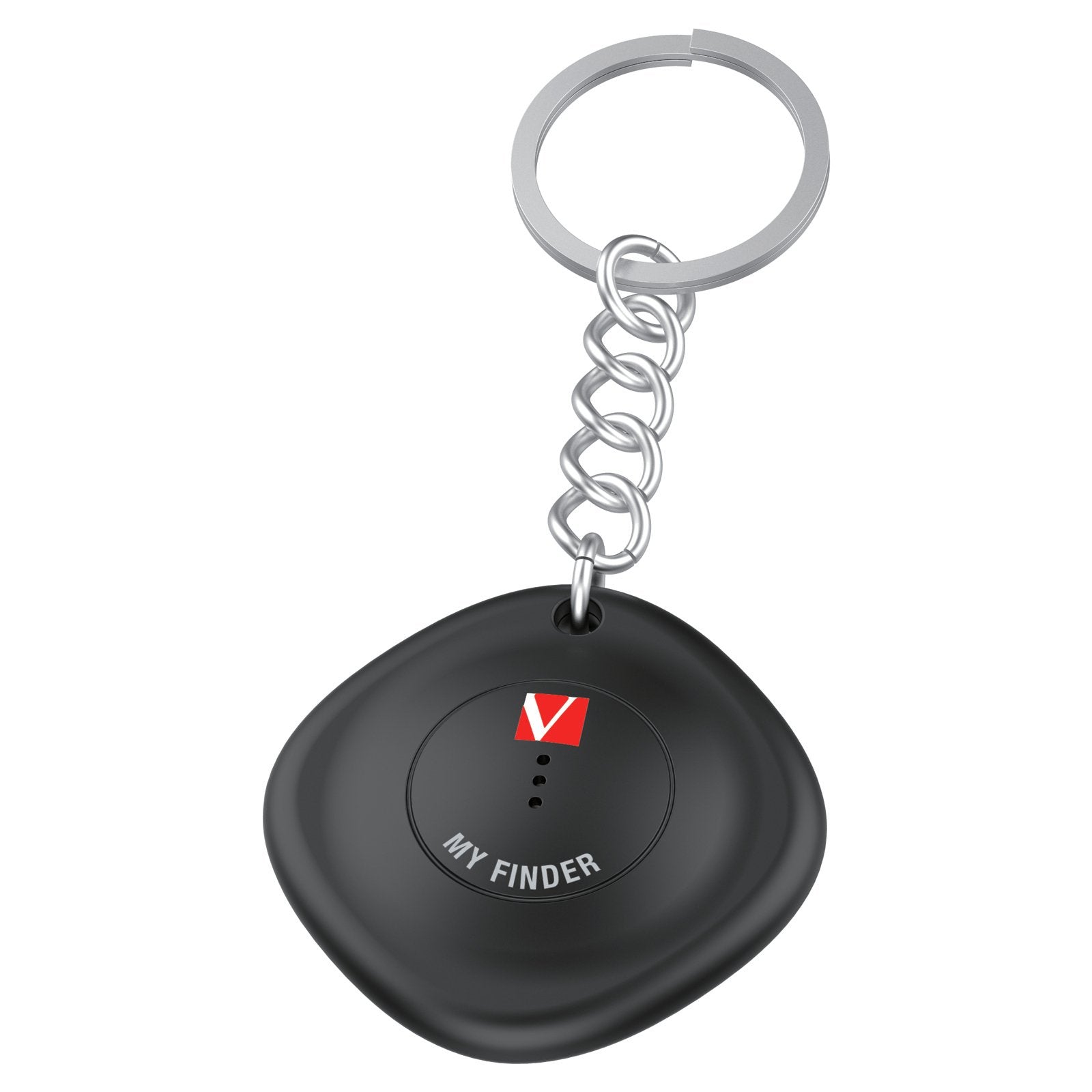 Localizador Verbatim My Finder Bluetooth Tracker Myf-02 Compatible Con Apple Incluye Llavero Y Pila Negro Y Blanco Pack De 2