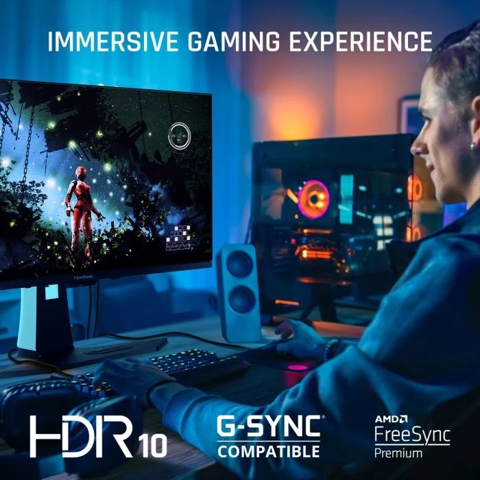 EAN 0766907025637 - Viewsonic XG272-2K-OLED pantalla para PC 68,6 cm (27") 2560 x 1440 Pixeles Quad HD Negro, Blanco imagen 3