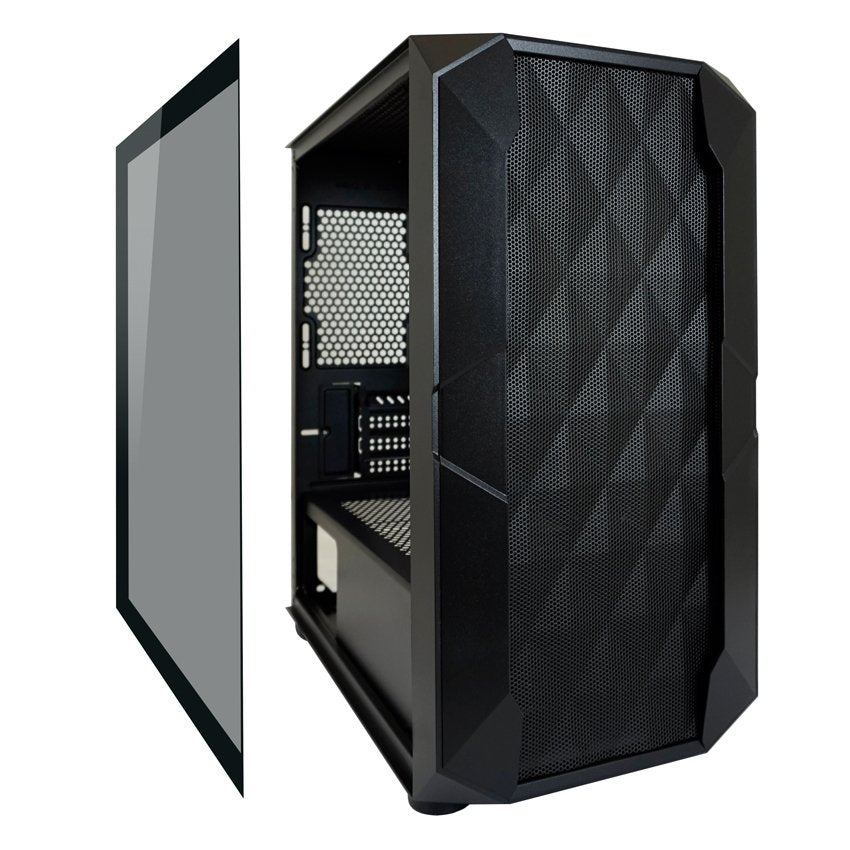 Caja Pc Lc-Power Gaming 712mb M-Atx Polynom X Black, 2*Usb2.0, 1*Usb3.0, Meshfrontpanel