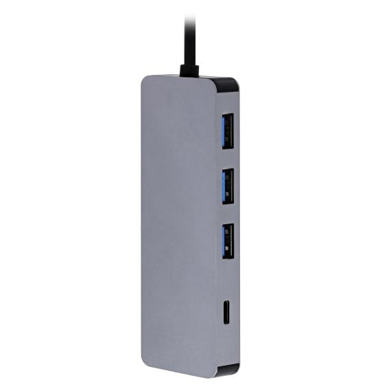 Tnb Iclick - Hub Usb-C (Tipo C) 6 En 1 - Gris Sideral