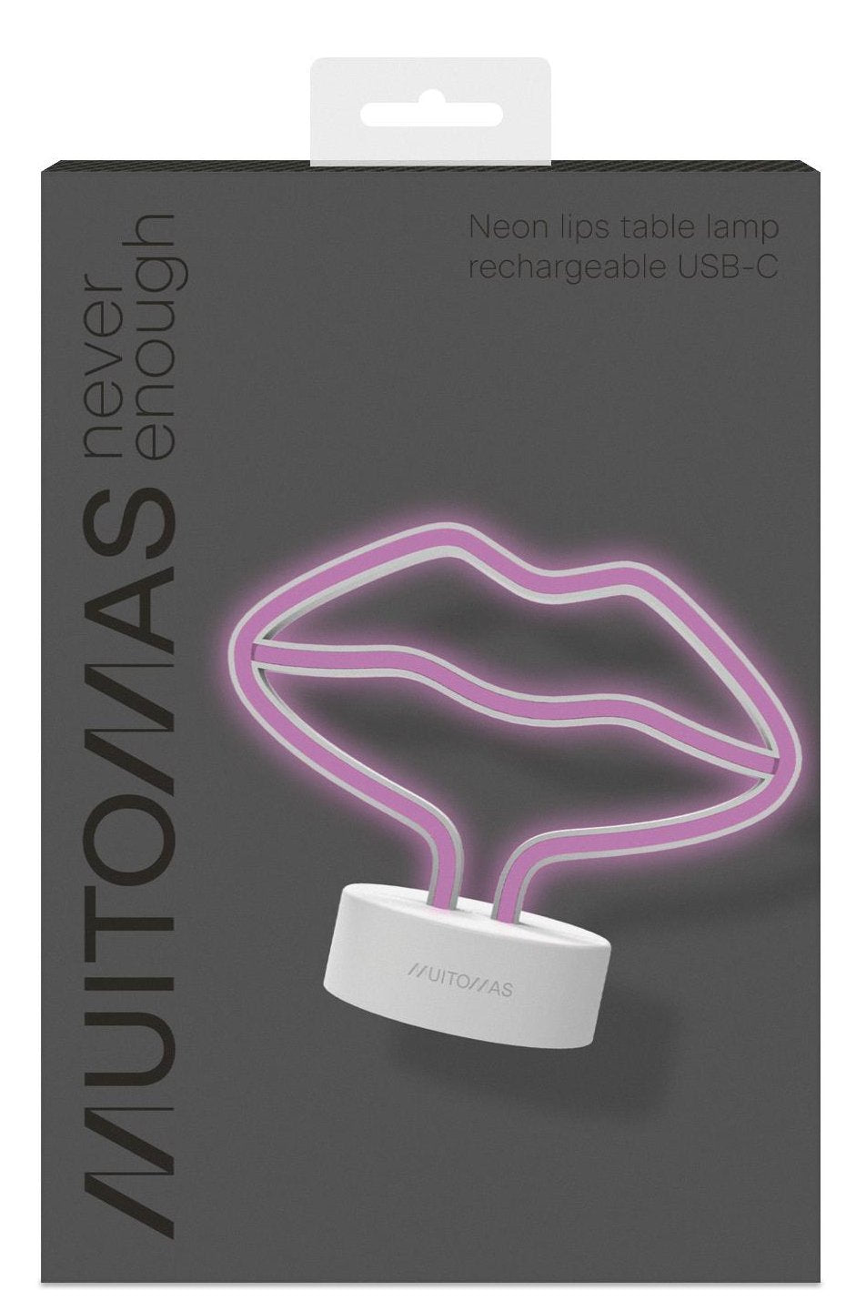 =>> Neon Table Lamp Type-C Lips