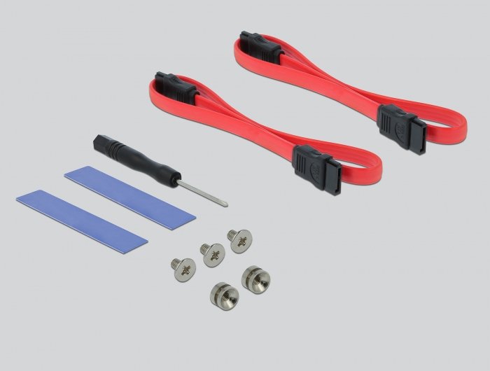 Tarjeta Delock Pci Express X16 Para 1 X M.2 Llave B + 1 X Nvme M.2 Llave M + 1 X Msata -