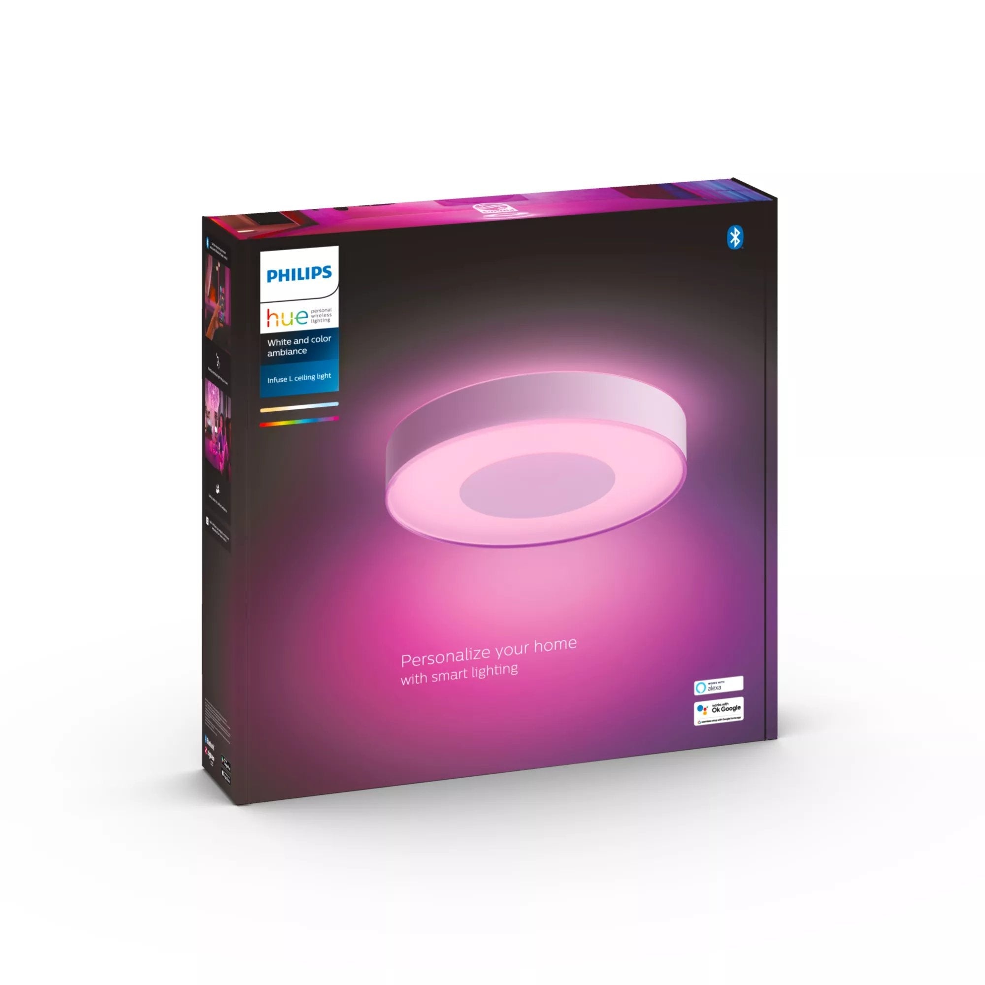Philips Hue White And Color Ambiance Lámpara De Techo Grande Infuse