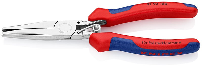 Alicates Knipex 91 92 180, Pinzas Rojo/Azul