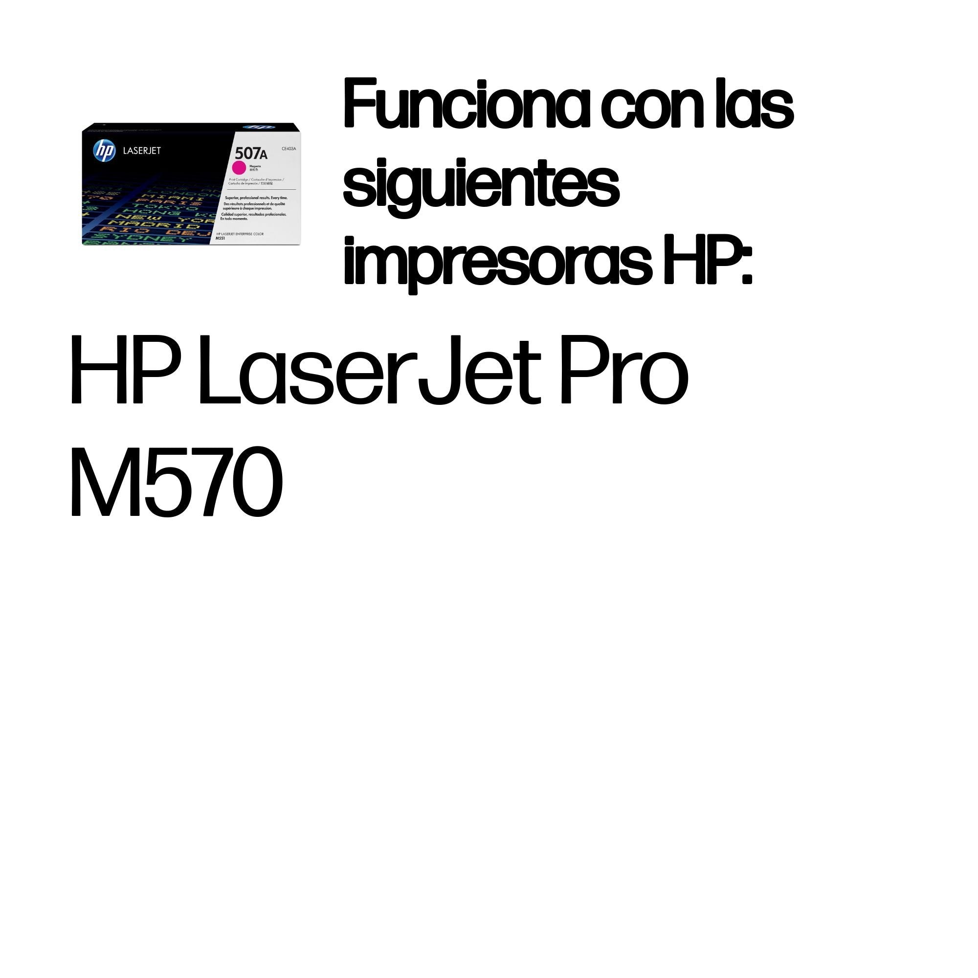 EAN 0884962554593 - HP 507A Magenta Original LaserJet Toner Cartridge cartucho de tóner 1 pieza(s) imagen 2