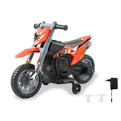 Jamara Ride-On Motorrad Power Bike 6v Naranja 2+