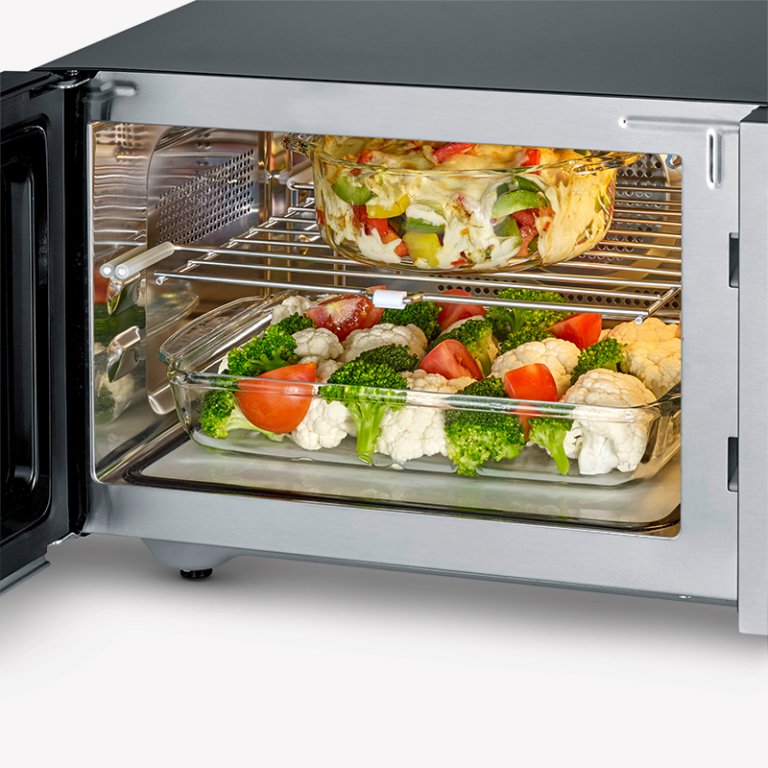 EAN 4008146041242 - Severin 7777000 Negro, Acero inoxidable Microondas con grill Encimera 25 L imagen 3